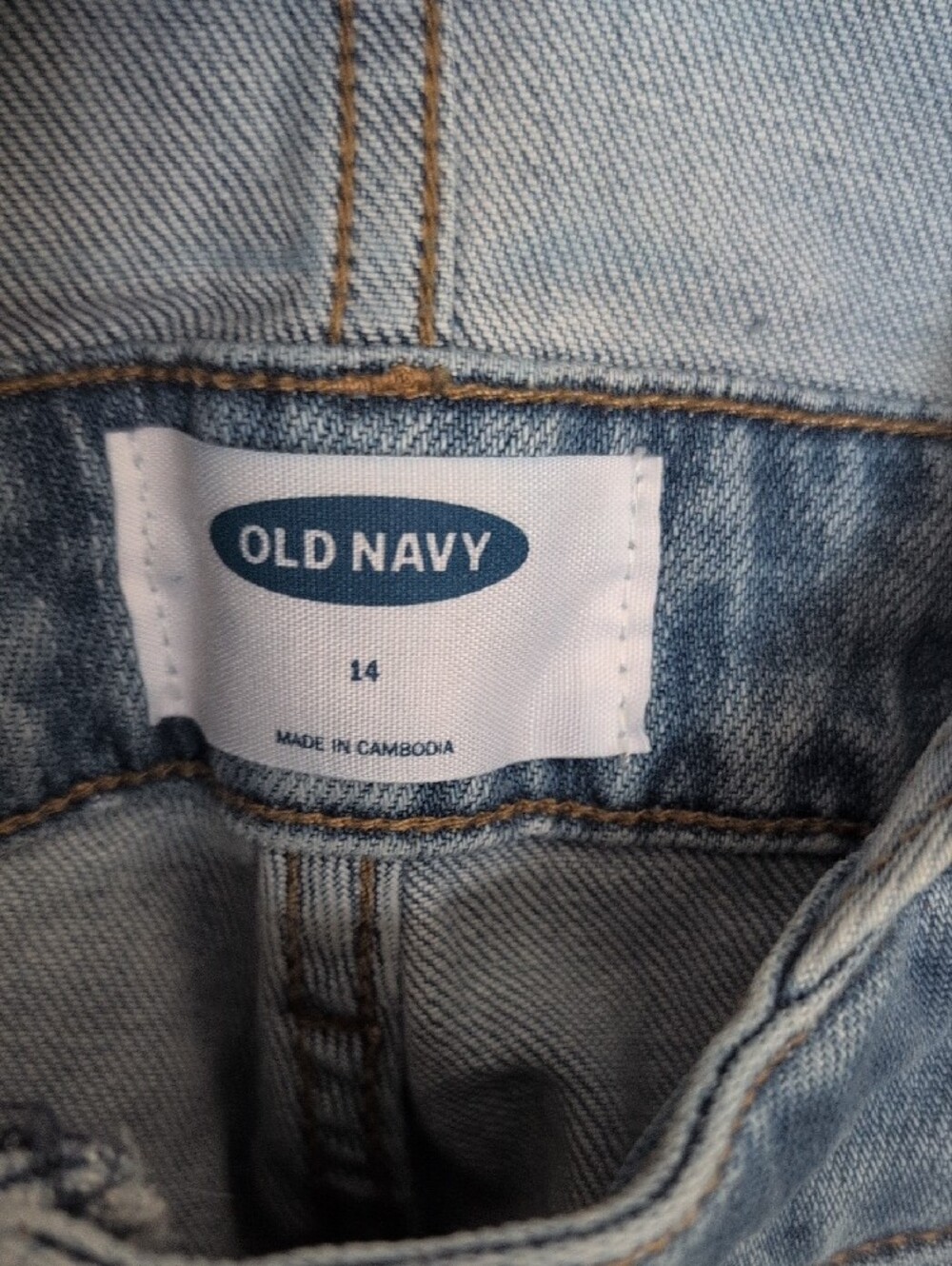 Old Navy Light Wash Denim Women's Overalls - Picture 2 of 5